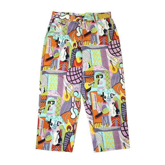 Kaktus Pants - KAKTUS RARE PRINT Musicians / Instruments / Women's Pants Medium Cotton Spandex